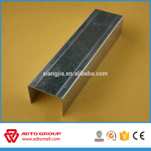 Drywall partition system light gage steel metal ceiling track